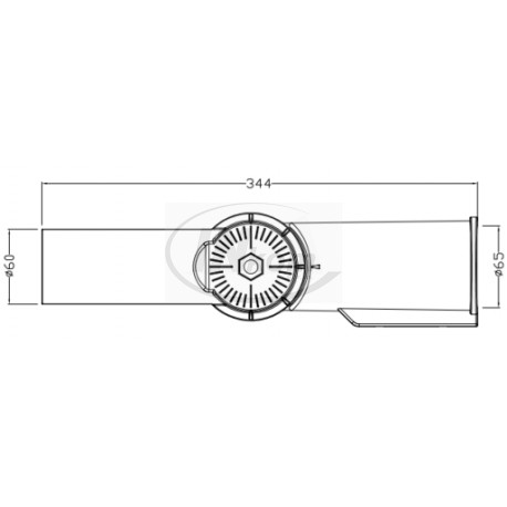 redukcia GLT 60/60 ALU z 63mm na 58mm plynule nastaviteľný uhol